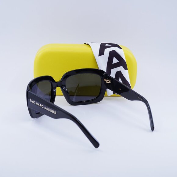 Marc Jacobs MARC 574/S 0807 IR Square Sunglasses - Black\Gray - Picture 10 of 10